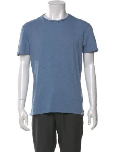 Pre-owned Orlebar Brown Crew Neck Short Sleeve T-shirt In Blue