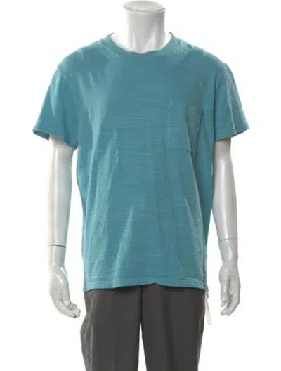 Pre-owned Orlebar Brown Crew Neck Short Sleeve T-shirt In Blue