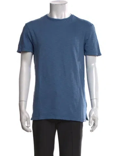 Pre-owned Orlebar Brown Crew Neck Short Sleeve T-shirt In Blue