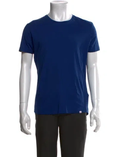 Pre-owned Orlebar Brown Crew Neck Short Sleeve T-shirt In Blue
