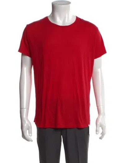 Pre-owned Orlebar Brown Crew Neck Short Sleeve T-shirt In Orange