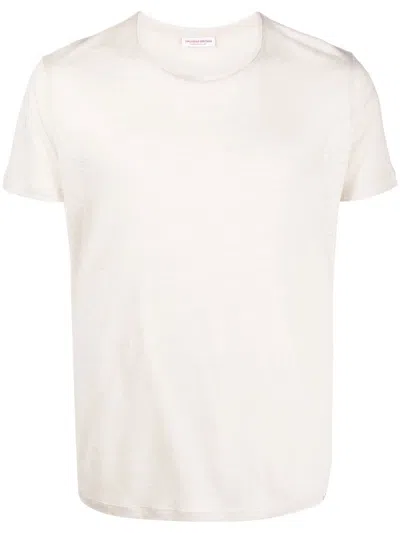 Orlebar Brown Patch-pocket Crew-neck T-shirt In Neutrals