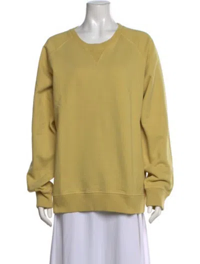 Pre-owned Orlebar Brown Crew Neck Sweater W/ Tags In Yellow