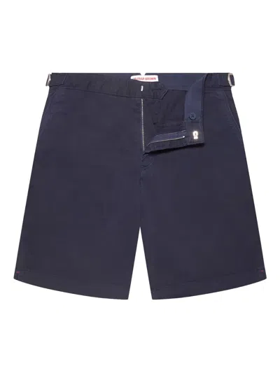 Orlebar Brown Dane Ii Belted Shorts In Blue