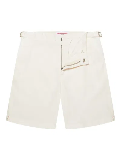 Orlebar Brown Dane Ii Buckle Shorts In Neutral