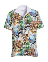 Orlebar Brown David Salle Man Shirt White Size Xl Viscose, Linen In White
