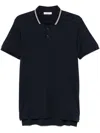 Orlebar Brown Dominic Ribbon Tippi Poloshirt In Blau