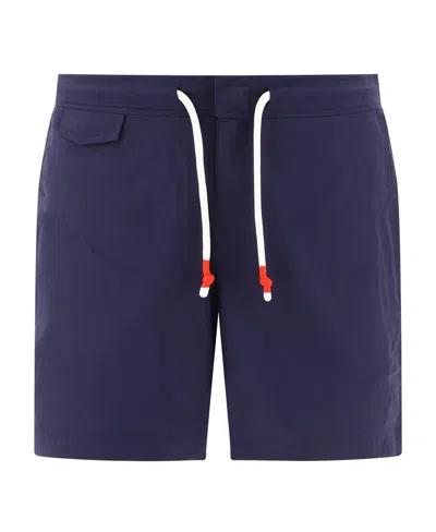 Orlebar Brown Drawstring Swim Shorts In Blue