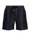 Orlebar Brown Elasticated Drawstring-waistband Swim Shorts In Black