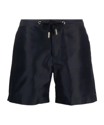 Orlebar Brown Elasticated Drawstring-waistband Swim Shorts In Black