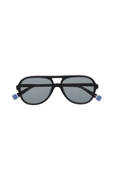 Orlebar Brown Men's Multi-color Rectangular Sunglasses 272405 In Black