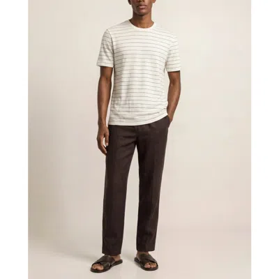 Orlebar Brown Fabbian Classic Fit Linen T-shirt In Neutral