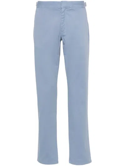 Orlebar Brown Fallon Straight-leg Trousers In Blue