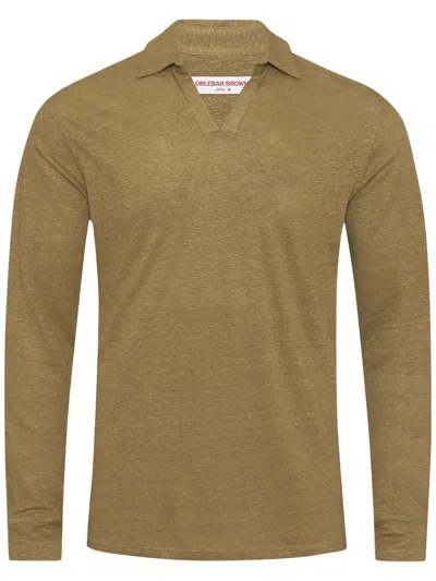 Orlebar Brown Felix Polo Shirt In Green