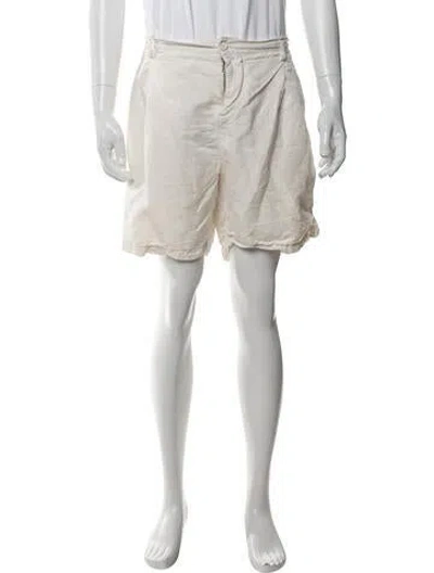 Pre-owned Orlebar Brown Flat Front Shorts In Gray