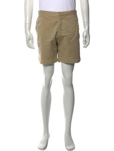 Pre-owned Orlebar Brown Flat Front Shorts In Neutral