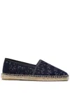 Orlebar Brown Men's Fleet Solo Pastiche Vine Espadrilles In Blue