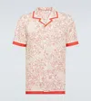 Orlebar Brown Floral Shirt In Multicolor