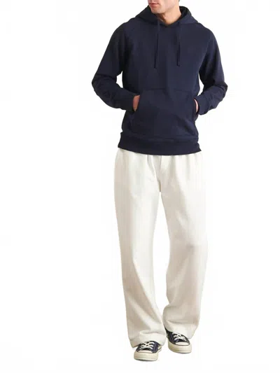 Orlebar Brown Francis Hooded Sweatshirt In Night Iris In Blue