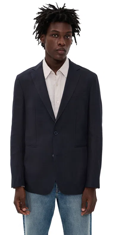ORLEBAR BROWN GARRET LINEN BLAZER NIGHT IRIS