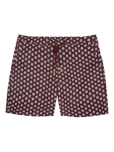 ORLEBAR BROWN GEOMETRIC-PRINT SWIM SHORTS