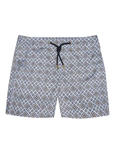 ORLEBAR BROWN GEOMETRIC-PRINT SWIM SHORTS