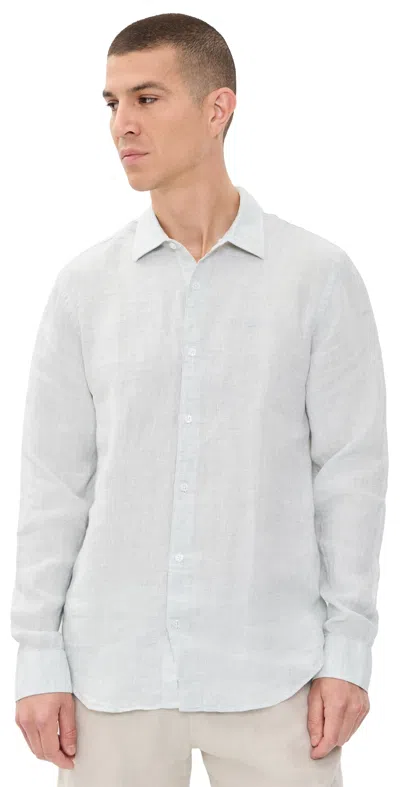 Orlebar Brown Giles Linen Shirt In Neutral