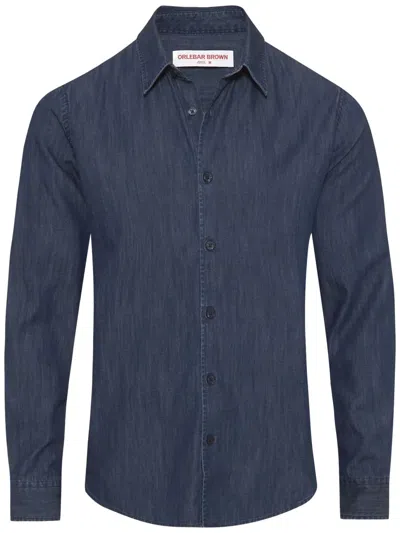 Orlebar Brown Giles Shirt In Blue