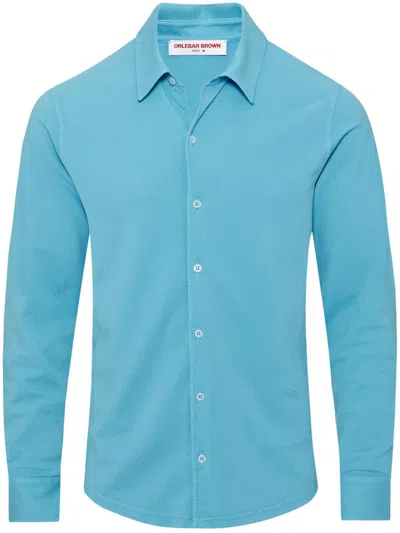 Orlebar Brown Giles Shirt In Blue