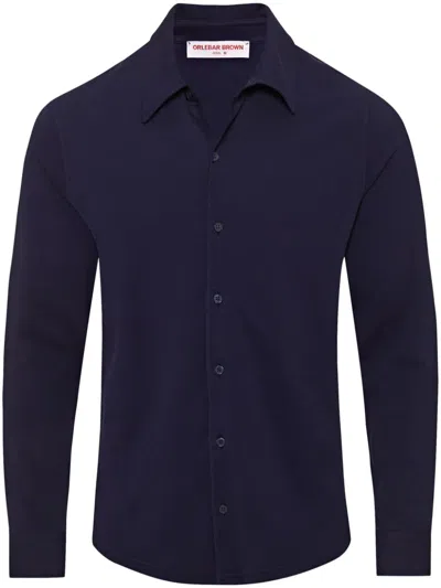 Orlebar Brown Giles Shirt In Blue