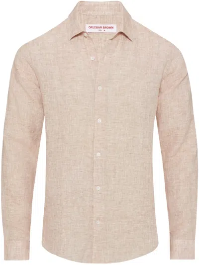 Orlebar Brown Giles Shirt In Neutrals