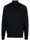 Orlebar Brown Half-zip Wool Jumper In Grey