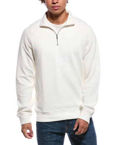 Orlebar Brown Haroun Wool-blend Mock Neck Sweater In White