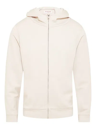 Orlebar Brown Haroun Zip-front Hoodie In Neutral