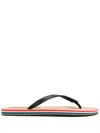 Orlebar Brown Haston Flip Flops In Black