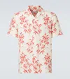 Orlebar Brown Hibbert Printed Linen Shirt In Multicoloured