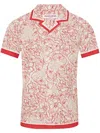 Orlebar Brown Floral Shirt In Nude
