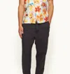 Orlebar Brown Hibbert Silk Shirt In Spring Water Blue In Multi