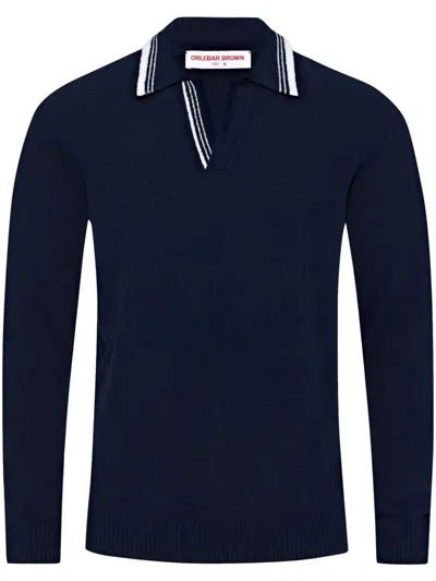 Orlebar Brown Horton Polo Shirt In Night Iris