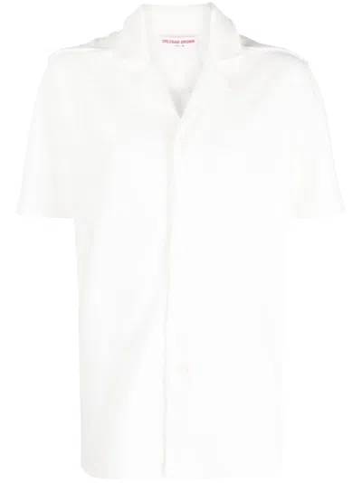 Orlebar Brown Howell Organic Cotton Shirt In White