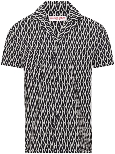 Orlebar Brown Howell Shirt In Black