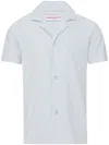 Orlebar Brown Cotton Howell Shirt In Blue