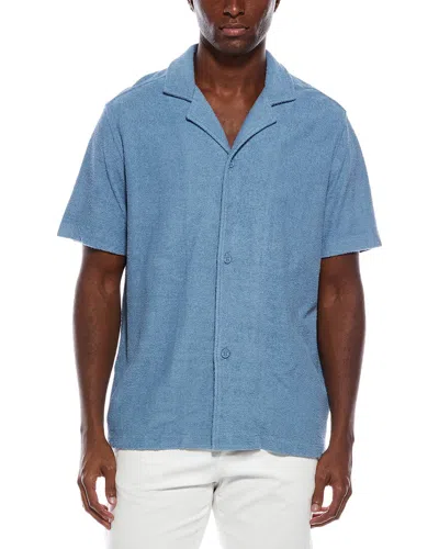 Orlebar Brown Howell Terry Shirt In Blue