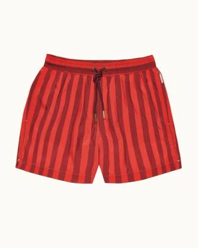 Orlebar Brown Jack Shorter Length Bold Stripe Swim Shorts In Multi