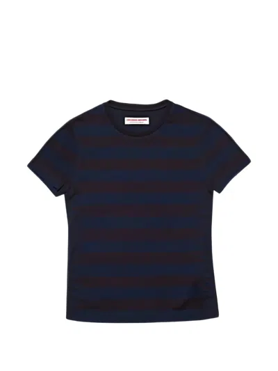 Orlebar Brown Kids' Jimmy Striped T-shirt In 블루