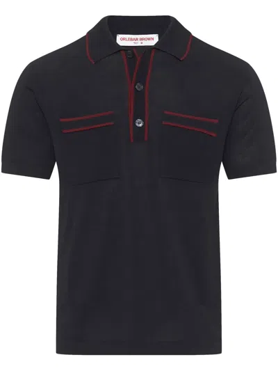 Orlebar Brown Keeling Shirt In Blue