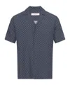 Orlebar Brown Lapel Short-sleeved Shirt In Blue