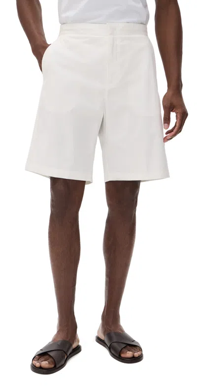 Orlebar Brown Laurent Straight-leg Stretch-cotton Shorts In Neutral