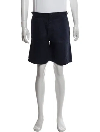 Pre-owned Orlebar Brown Linen Chino Shorts In Blue