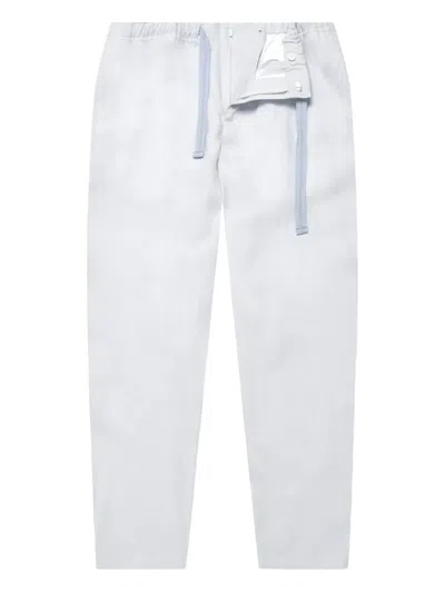 Orlebar Brown Linen Drawstring Alex Trousers In Black